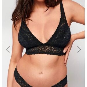 LOVESUZE Luxe-Stretch Full-Bust Plunge Bra - XL